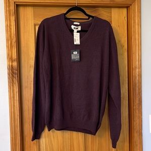 Joseph Abboud Men’s Cashmere V Neck Sweater - BNWT- XXL